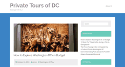 Desktop Screenshot of privatetoursofdc.com