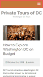 Mobile Screenshot of privatetoursofdc.com